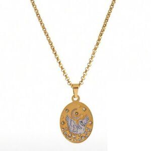 Boho swan Necklace M1555
